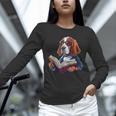 Cute Dog Basset Hound Reading Book Unisex Long Sleeve T-Shirt Cute Dog Basset Hound Reading Book Unisex Long Sleeve T-Shirt