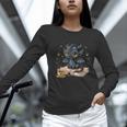 Cute Dragon Books Flower Bookworm Book Lover Unisex Long Sleeve T-Shirt Cute Dragon Books Flower Bookworm Book Lover Unisex Long Sleeve T-Shirt