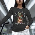 Cute Dragon Reading Book Bookworm Dragon And Books For Women Unisex Long Sleeve T-Shirt
