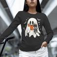 Cute Ghost Reading Book Spooky Season Halloween Costume Kids Unisex Long Sleeve T-Shirt Cute Ghost Reading Book Spooky Season Halloween Costume Kids Unisex Long Sleeve T-Shirt