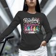 Cute Reading With My Gnomies Gnome Book Bookworm Lover Unisex Long Sleeve T-Shirt