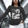 Dark Academia Fantasy Dragon Book Lover Bookish Goblincore Unisex Long Sleeve T-Shirt Dark Academia Fantasy Dragon Book Lover Bookish Goblincore Unisex Long Sleeve T-Shirt