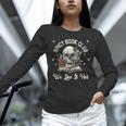 Dark Romance Lover Spicy Book Club Bookish Merch Morally Unisex Long Sleeve T-Shirt