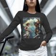 David And Goliath Bible Book Of Samuel King David Comic Unisex Long Sleeve T-Shirt