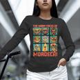 DCC Many Faces Of Mordecai Grid Gamer Series Book Unisex Long Sleeve T-Shirt