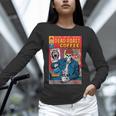 Dead Roast Coffee Comic Book Cover Style Skeleton Barista Unisex Long Sleeve T-Shirt Dead Roast Coffee Comic Book Cover Style Skeleton Barista Unisex Long Sleeve T-Shirt