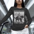 Defend Your Local Library Knight Cat Rider Book Lover Unisex Long Sleeve T-Shirt Defend Your Local Library Knight Cat Rider Book Lover Unisex Long Sleeve T-Shirt