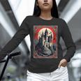 Dracula's Castle Book Cover Illustration Unisex Long Sleeve T-Shirt