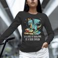 Be A Dragon Read Reading Book Librarian Men Women Kids Unisex Long Sleeve T-Shirt