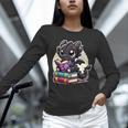 Dragon Reading A Book Cute Bookworm Book Lover Unisex Long Sleeve T-Shirt