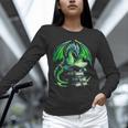 Dragon Reading Books Bookworm Unisex Long Sleeve T-Shirt