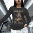 Drink Coffee Read Books Pet Cats Be Happy Bookworm Unisex Long Sleeve T-Shirt Drink Coffee Read Books Pet Cats Be Happy Bookworm Unisex Long Sleeve T-Shirt