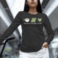 Drink Matcha Read Books Be Happy Book Lover Matcha Tea Lover Unisex Long Sleeve T-Shirt