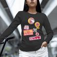 Dungeon Crawler Carl Colorful Sticker Collage LitRPG Book Unisex Long Sleeve T-Shirt Dungeon Crawler Carl Colorful Sticker Collage LitRPG Book Unisex Long Sleeve T-Shirt