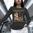 Easily Distracted By Books & Dragons Librarian Book Lover Unisex Long Sleeve T-Shirt