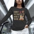 Easily Distracted By Dogs And Books Pets Books Lovers Unisex Long Sleeve T-Shirt Easily Distracted By Dogs And Books Pets Books Lovers Unisex Long Sleeve T-Shirt