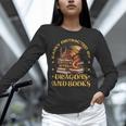 Easily Distracted By Dragons And Books Fantasy Book Lover Unisex Long Sleeve T-Shirt