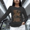 Easily Distracted By Dragons And Books Library Dragon Lover Unisex Long Sleeve T-Shirt Easily Distracted By Dragons And Books Library Dragon Lover Unisex Long Sleeve T-Shirt