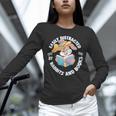 Easily Distracted By Rabbits And Books Reading Unisex Long Sleeve T-Shirt