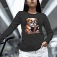 English Bulldog Reading a Book Dog For Men Women Girls Kids Unisex Long Sleeve T-Shirt English Bulldog Reading a Book Dog For Men Women Girls Kids Unisex Long Sleeve T-Shirt