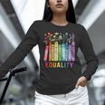 Equality Books Peace Love Compassion LGBT Gay Lesbian Pride Unisex Long Sleeve T-Shirt