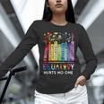 Equality Hurts No One Book Flower Rainbow Pride Month LGBTQ Unisex Long Sleeve T-Shirt