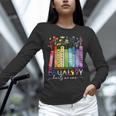 Equality Hurts No One Floral Books LGBTQ Gay Les Pride Month Unisex Long Sleeve T-Shirt Equality Hurts No One Floral Books LGBTQ Gay Les Pride Month Unisex Long Sleeve T-Shirt