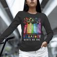 Equality Hurts No One Floral Books LGBTQ Pride Human Rights Unisex Long Sleeve T-Shirt
