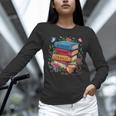 Fantasy Drama Tragedy Books Subtle Reader Librarian Flower Unisex Long Sleeve T-Shirt
