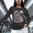 Fantasy Drama Tragedy Cute Cat Book Lover Readers Librarians Unisex Long Sleeve T-Shirt Fantasy Drama Tragedy Cute Cat Book Lover Readers Librarians Unisex Long Sleeve T-Shirt