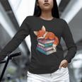 Fox Reading Book Pajama Sleep Unisex Long Sleeve T-Shirt Fox Reading Book Pajama Sleep Unisex Long Sleeve T-Shirt