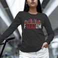Freadom Shelf Read Reading Book Librarian Men Women Kids Unisex Long Sleeve T-Shirt
