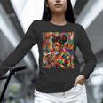 Geometric History Educated Women Reading Book Melanin Unisex Long Sleeve T-Shirt Geometric History Educated Women Reading Book Melanin Unisex Long Sleeve T-Shirt