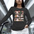 Ghost Christmas Reading Book Lover Library Christmas Teacher Unisex Long Sleeve T-Shirt