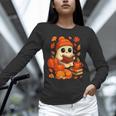Ghost Reading Book Lovers Autumn Fall Halloween Unisex Long Sleeve T-Shirt Ghost Reading Book Lovers Autumn Fall Halloween Unisex Long Sleeve T-Shirt