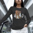 Ghosts Reading Books Teacher Halloween Librarian Book Lover Unisex Long Sleeve T-Shirt Ghosts Reading Books Teacher Halloween Librarian Book Lover Unisex Long Sleeve T-Shirt