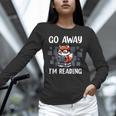 Go Away I'm Reading Book Reader Cute Fox Librarians Unisex Long Sleeve T-Shirt