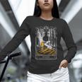 Gothic Book Lover Skeleton Unisex Long Sleeve T-Shirt Gothic Book Lover Skeleton Unisex Long Sleeve T-Shirt