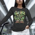 Groovy It's Good Luck To Read St Patrick's Day Book Lucky Unisex Long Sleeve T-Shirt