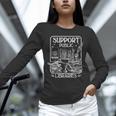Groovy Support Your Local Library Book Reader Lover Bookworm Unisex Long Sleeve T-Shirt Groovy Support Your Local Library Book Reader Lover Bookworm Unisex Long Sleeve T-Shirt