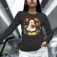 Halloween Cute Ghost Shirt Reading Books Ghost Unisex Long Sleeve T-Shirt Halloween Cute Ghost Shirt Reading Books Ghost Unisex Long Sleeve T-Shirt