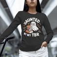 Haunted By My TBR Cute Ghost Book Reading Teacher Halloween Unisex Long Sleeve T-Shirt Haunted By My TBR Cute Ghost Book Reading Teacher Halloween Unisex Long Sleeve T-Shirt