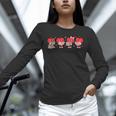 Heart Reading Books Valentine Teacher Library Book Lover Unisex Long Sleeve T-Shirt