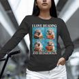 Hedgehog Love Reading And Hedgehogs Child Book Lover Unisex Long Sleeve T-Shirt Hedgehog Love Reading And Hedgehogs Child Book Lover Unisex Long Sleeve T-Shirt