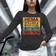 Hema Definition Like A Book Club With Swords Unisex Long Sleeve T-Shirt