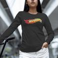 Hot Wheels Comic Book Fire Logo Unisex Long Sleeve T-Shirt Hot Wheels Comic Book Fire Logo Unisex Long Sleeve T-Shirt