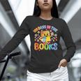 HUGvyn Preppy 100 Days In The Books Teacher Reading Coffee Unisex Long Sleeve T-Shirt HUGvyn Preppy 100 Days In The Books Teacher Reading Coffee Unisex Long Sleeve T-Shirt