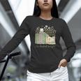 I'm Booked Tonight Cozy Floral Book Lover Graphic Unisex Long Sleeve T-Shirt