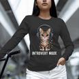 Introvert Mode Cat With Headphones Kitten Lover Unisex Long Sleeve T-Shirt Introvert Mode Cat With Headphones Kitten Lover Unisex Long Sleeve T-Shirt