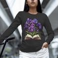 Irises Flowers Book Iris Floral Unisex Long Sleeve T-Shirt Irises Flowers Book Iris Floral Unisex Long Sleeve T-Shirt